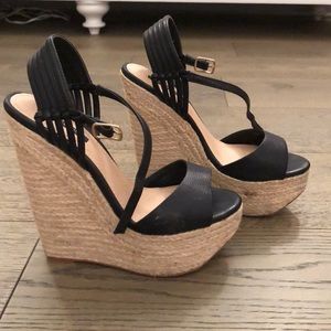 Forever21 Black Wedges